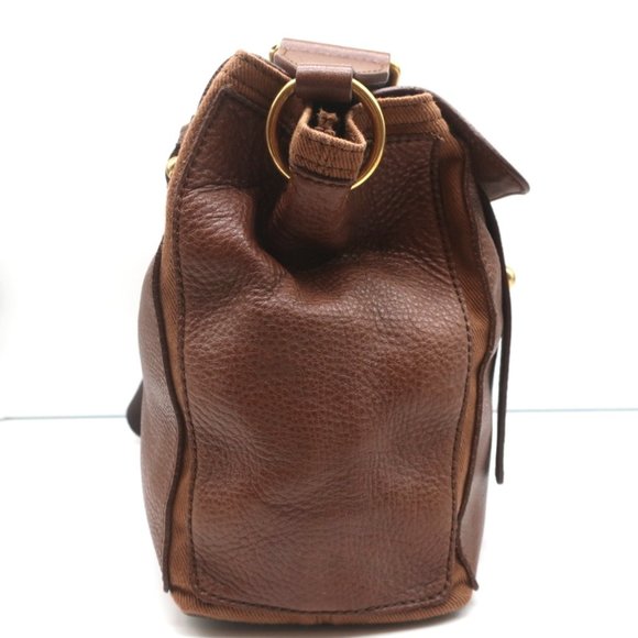 YVES SAINT LAURENT MUSE TWO MESSENGER BAG BROWN LEATHER MEDIUM SHOULDER BAG - Picture 4 of 12